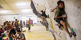 Urban Boulder Szene in der boulderbar